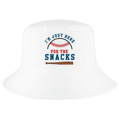 IM Just Here For The Snacks Natural Cool Comfort Performance Bucket Hat