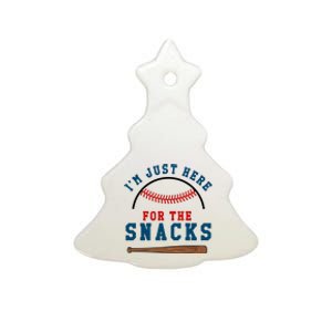 IM Just Here For The Snacks Natural Ceramic Tree Ornament