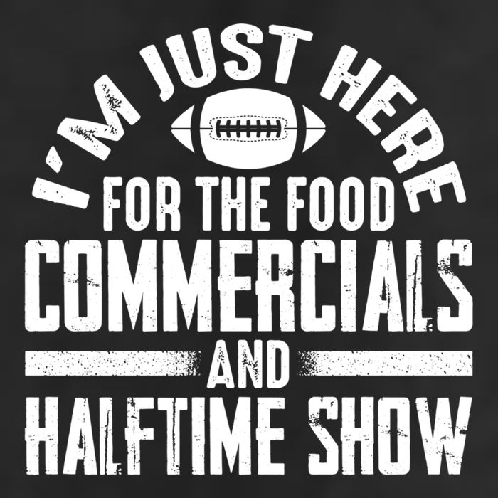 I'm Just Here For The Food Commercials And Halftime Show Meaningful Gift Adult Drive Performance Visor