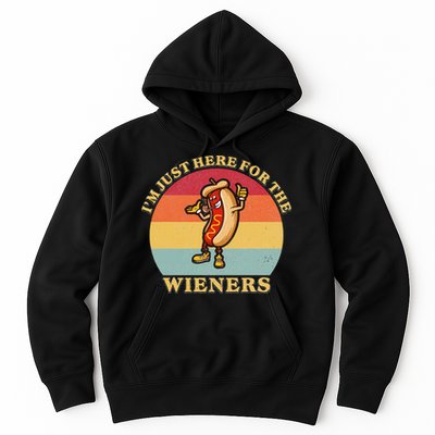 Im Just Here For The Weiners 4th Of July Hoodie