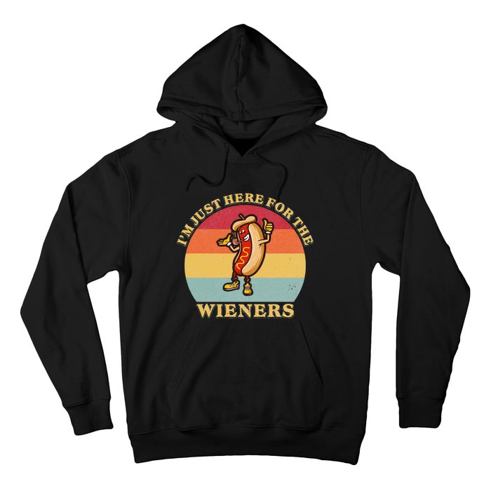 Im Just Here For The Weiners 4th Of July Hoodie