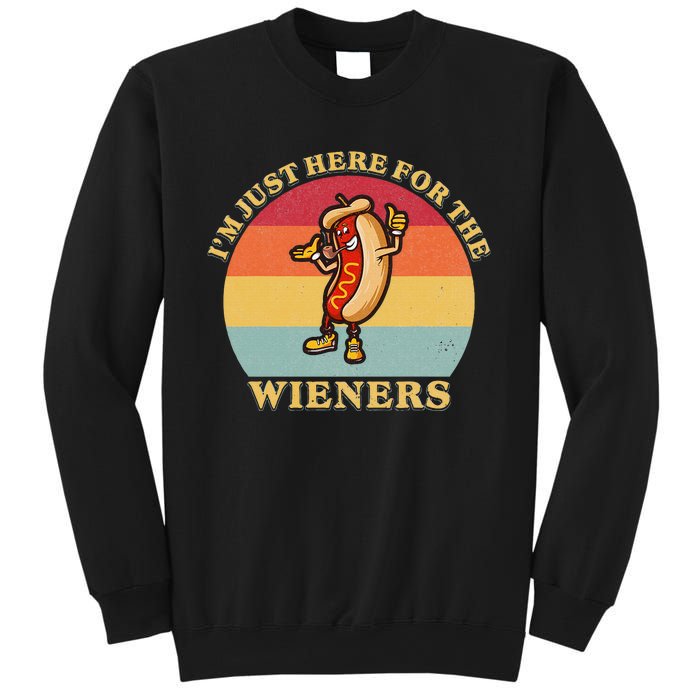 Im Just Here For The Weiners 4th Of July Sweatshirt