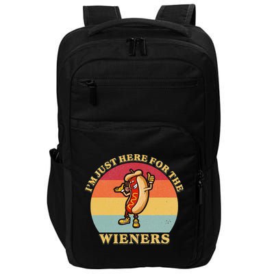 Im Just Here For The Weiners 4th Of July Impact Tech Backpack