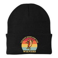 Im Just Here For The Weiners 4th Of July Beanie