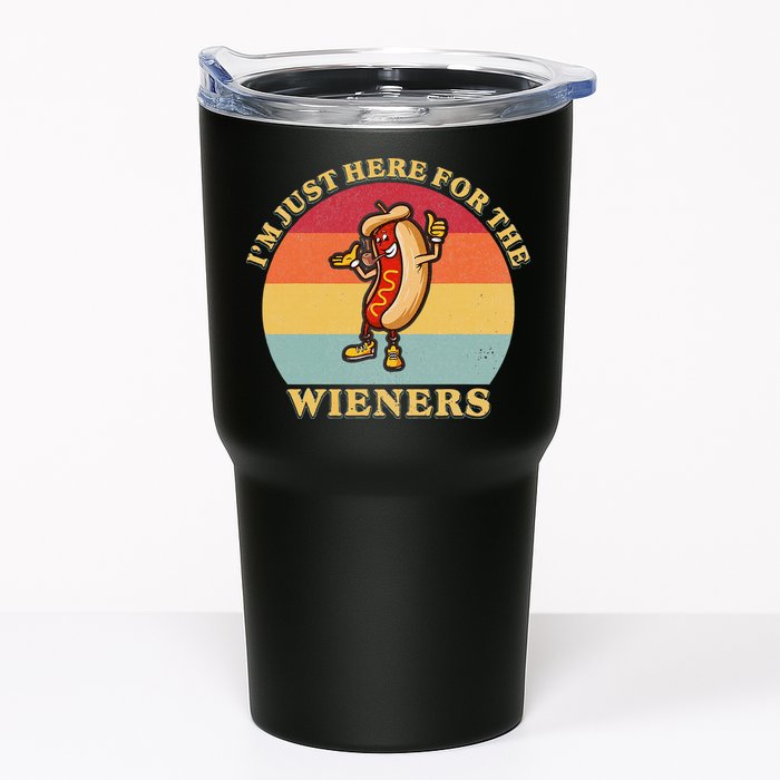 Im Just Here For The Weiners 4th Of July Tumbler