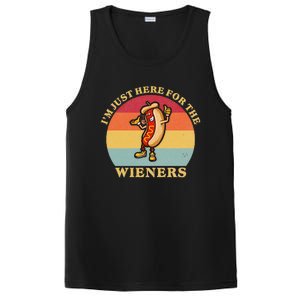 Im Just Here For The Weiners 4th Of July PosiCharge Competitor Tank