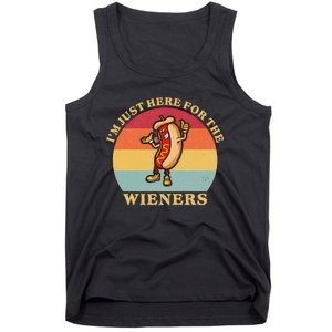 Im Just Here For The Weiners 4th Of July Tank Top