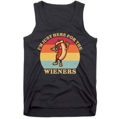 Im Just Here For The Weiners 4th Of July Tank Top