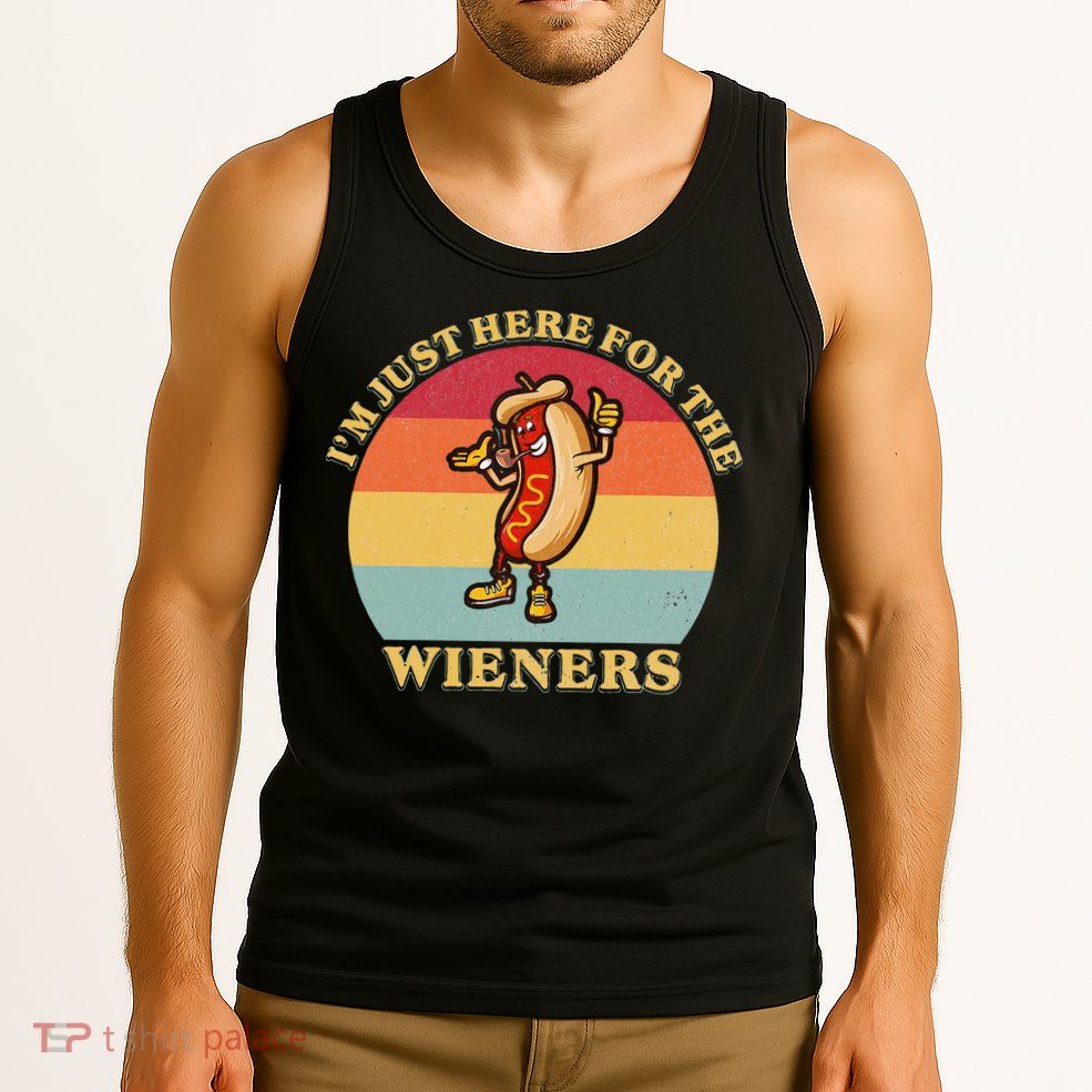 Im Just Here For The Weiners 4th Of July Tank Top