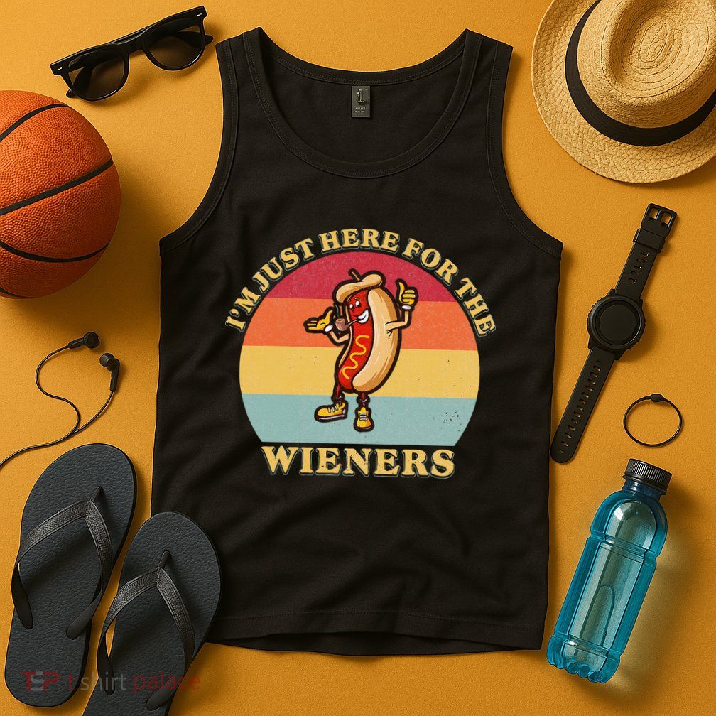 Im Just Here For The Weiners 4th Of July Tank Top