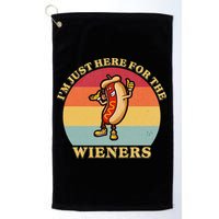 Im Just Here For The Weiners 4th Of July Golf Towel