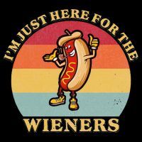 Im Just Here For The Weiners 4th Of July Toddler T-Shirt