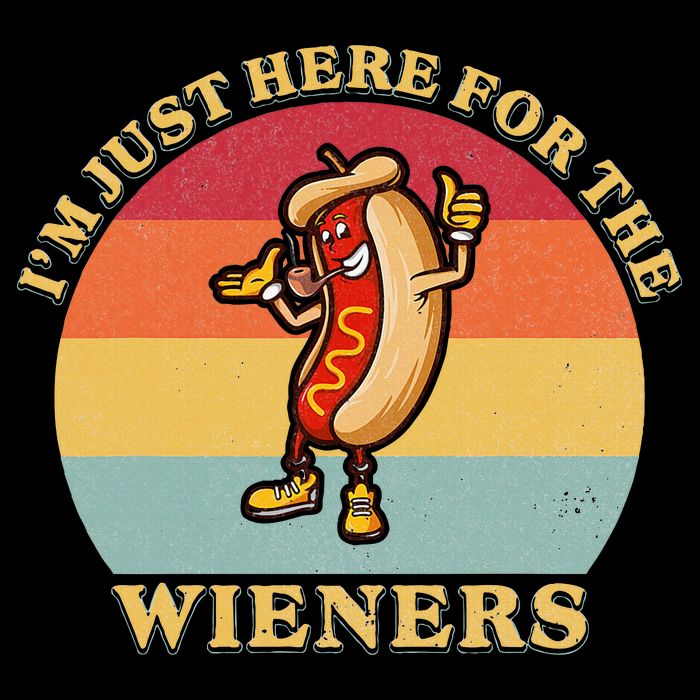 Im Just Here For The Weiners 4th Of July Toddler T-Shirt