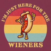 Im Just Here For The Weiners 4th Of July 16oz Travel Tumbler