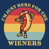 Im Just Here For The Weiners 4th Of July Infant Baby Jersey Bodysuit