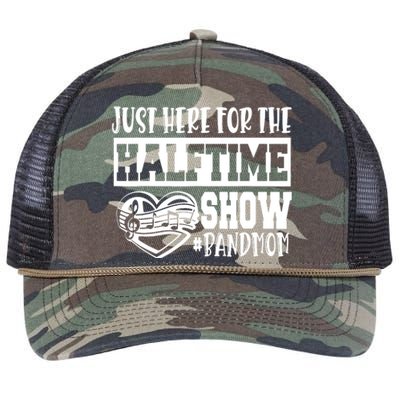 IM Just Here For The Halftime Show Band Mom Funny Retro Rope Trucker Hat Cap