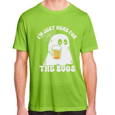 I’M Just Here For The Boos Funny Couples Halloween Adult ChromaSoft Performance T-Shirt