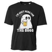 I’M Just Here For The Boos Funny Couples Halloween Cooling Performance Crew T-Shirt