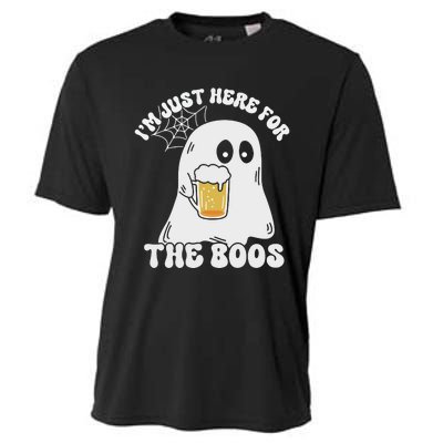 I’M Just Here For The Boos Funny Couples Halloween Cooling Performance Crew T-Shirt