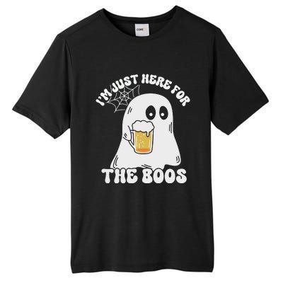 I’M Just Here For The Boos Funny Couples Halloween Tall Fusion ChromaSoft Performance T-Shirt