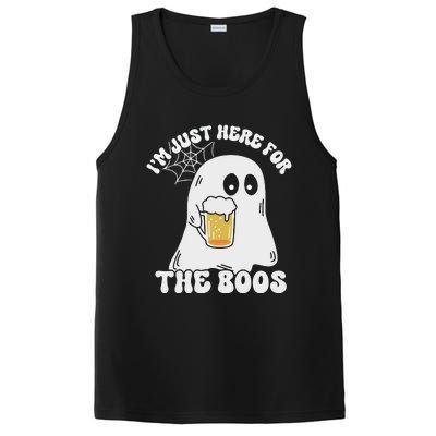 I’M Just Here For The Boos Funny Couples Halloween PosiCharge Competitor Tank