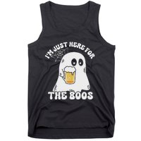 I’M Just Here For The Boos Funny Couples Halloween Tank Top