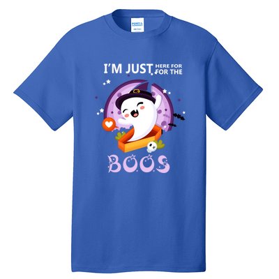 Im Just Here For The Boos Cute Ghosgift Tall T-Shirt