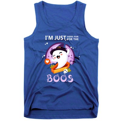 Im Just Here For The Boos Cute Ghosgift Tank Top