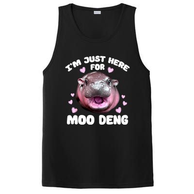 Im Just Here For Moo Deng Bouncy Souvenir Cute Baby Hippo Gift PosiCharge Competitor Tank