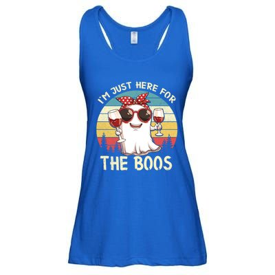 Im Just Here For The Boos Funny Halloween Outfit Gift Ladies Essential Flowy Tank