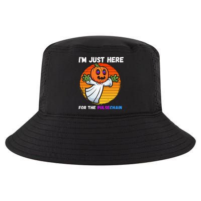 Im Just Here For The PulseChain Funny Halloween HEX Funny Halloween Pulsechain Cool Comfort Performance Bucket Hat