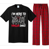 IM Just Here To Thriller Dance Funny Halloween Zombie Party Pajama Set