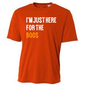 Im Just Here For The Boos Pun Cute Gift Cooling Performance Crew T-Shirt