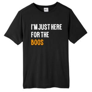 Im Just Here For The Boos Pun Cute Gift Tall Fusion ChromaSoft Performance T-Shirt