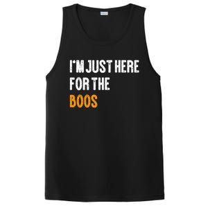 Im Just Here For The Boos Pun Cute Gift PosiCharge Competitor Tank