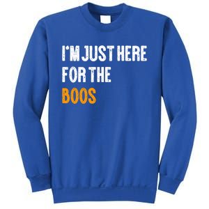 Im Just Here For The Boos Pun Cute Gift Sweatshirt