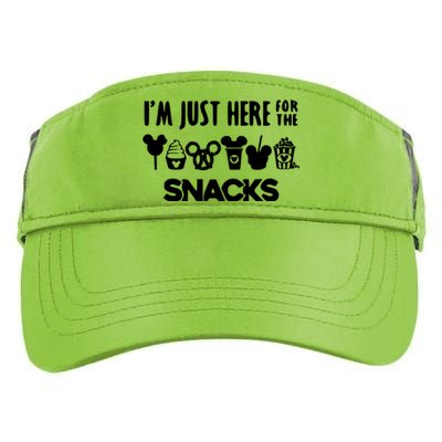 Im Just Here For The Snacks Adult Drive Performance Visor