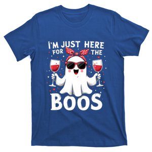 IM Just Here For The Boos Cute Halloween Ghost Gift T-Shirt