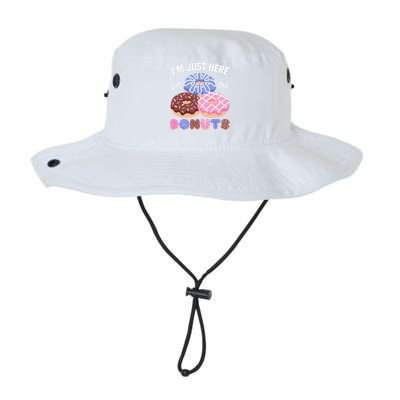 Im Just Here For The Donuts Funny Donut Lover Doughnut Legacy Cool Fit Booney Bucket Hat