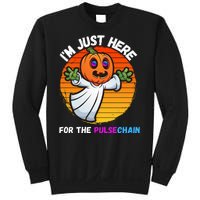 Im Just Here For The PulseChain Funny Halloween Pulsechain Funny Halloween HEX Sweatshirt