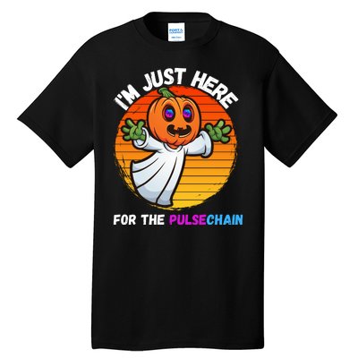 Im Just Here For The PulseChain Funny Halloween Pulsechain Funny Halloween HEX Tall T-Shirt