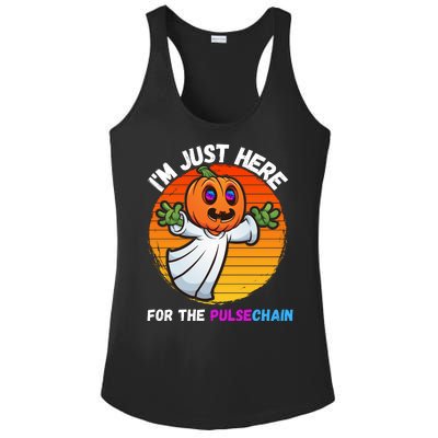 Im Just Here For The PulseChain Funny Halloween Pulsechain Funny Halloween HEX Ladies PosiCharge Competitor Racerback Tank