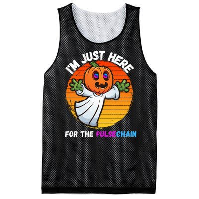 Im Just Here For The PulseChain Funny Halloween Pulsechain Funny Halloween HEX Mesh Reversible Basketball Jersey Tank