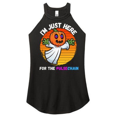 Im Just Here For The PulseChain Funny Halloween Pulsechain Funny Halloween HEX Women's Perfect Tri Rocker Tank