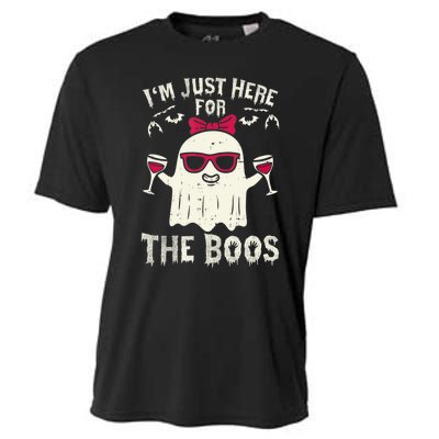 I'm Just Here For The Boos Halloween Costume Cooling Performance Crew T-Shirt