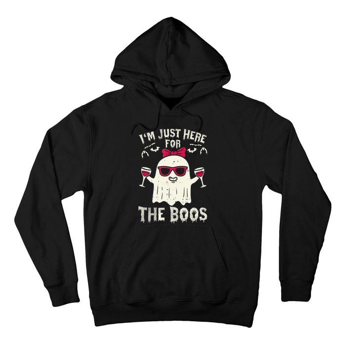 I'm Just Here For The Boos Halloween Costume Hoodie