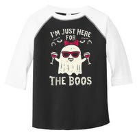 I'm Just Here For The Boos Halloween Costume Toddler Fine Jersey T-Shirt