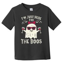 I'm Just Here For The Boos Halloween Costume Toddler T-Shirt