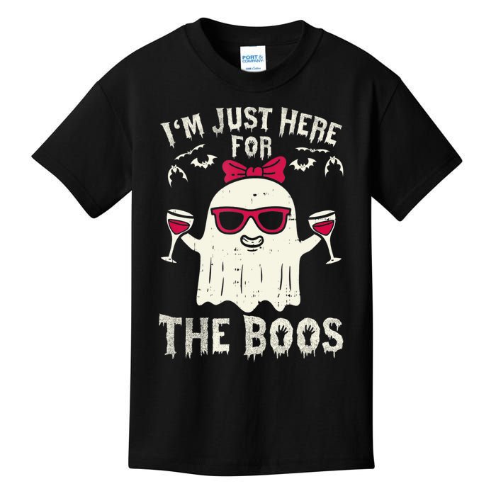 I'm Just Here For The Boos Halloween Costume Kids T-Shirt