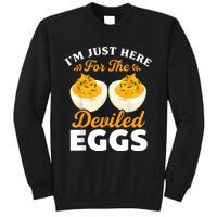 IM Just Here For The Deviled Eggs Sweatshirt